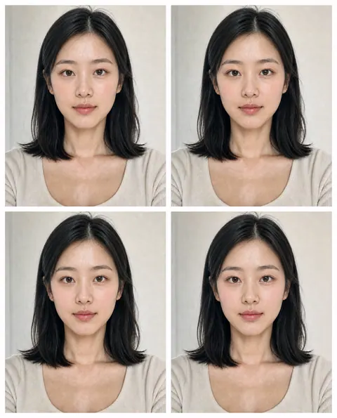Spring seasonal makeup composite generated by Korean Color Lab