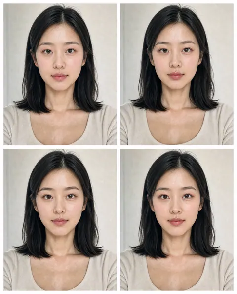Winter seasonal makeup composite generated by Korean Color Lab